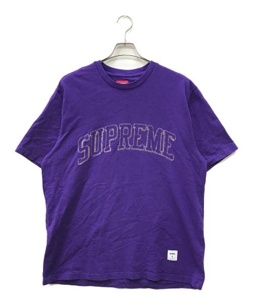 SUPREME（シュプリーム）SUPREME (シュプリーム) スケッチロゴTEE パープル サイズ:Lの古着・服飾アイテム