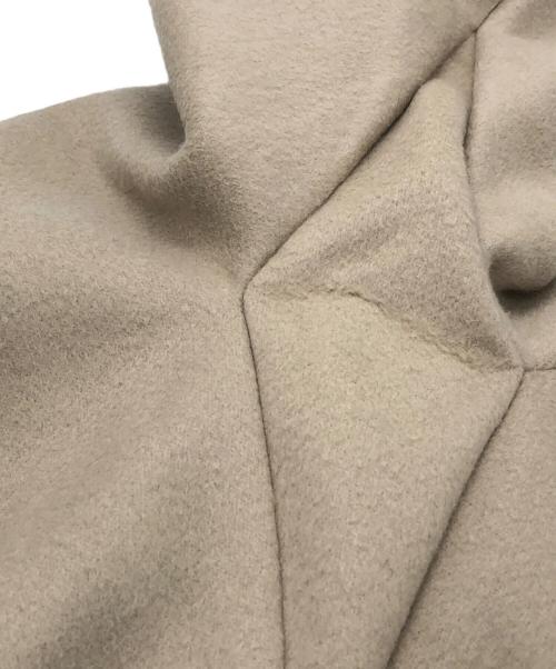 theory（セオリー）theory (セオリー) カシミヤ混ノーカラーコート ベージュ サイズ:Pの古着・服飾アイテム