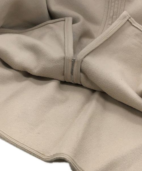 theory（セオリー）theory (セオリー) カシミヤ混ノーカラーコート ベージュ サイズ:Pの古着・服飾アイテム
