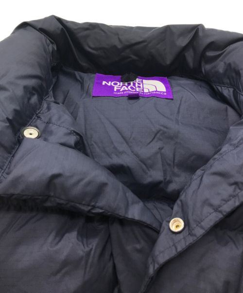 THE NORTHFACE PURPLELABEL（ザ・ノースフェイス パープルレーベル）THE NORTHFACE PURPLELABEL (ザ・ノースフェイス パープルレーベル) JOURNAL STANDARD (ジャーナル スタンダード) 別注ダウンベスト ネイビー サイズ:Mの古着・服飾アイテム