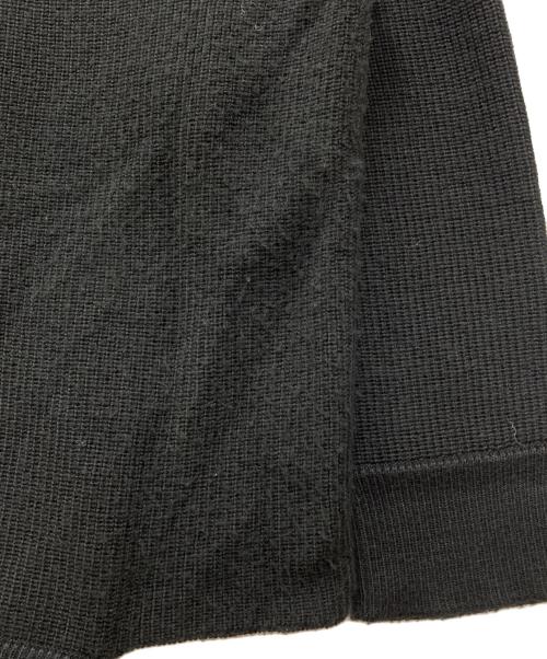 ALMOSTBLACK（オールモストブラック）ALMOSTBLACK (オールモストブラック) デザインニット ブラック サイズ:2の古着・服飾アイテム