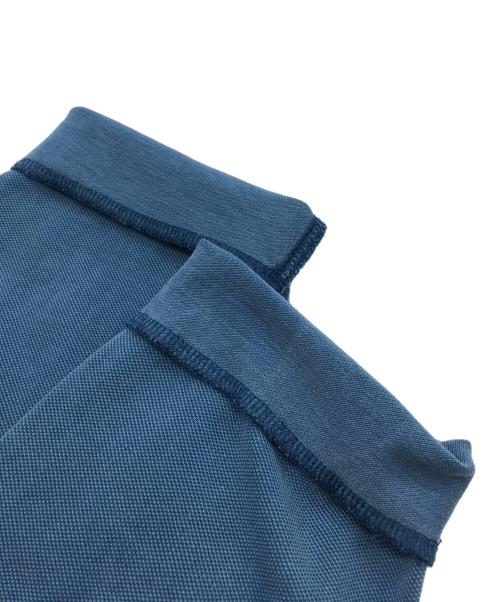 stussy（ステューシー）stussy (ステューシー) FOOTBALL CREW PIGMENT DYED COTTON ブルー サイズ:Sの古着・服飾アイテム