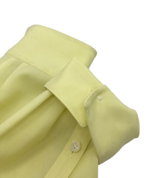 OVERCOAT（オーバーコート）OVERCOAT (オーバーコート) Dropped Shoulder Top with Shirt イエロー サイズ:2の古着・服飾アイテム