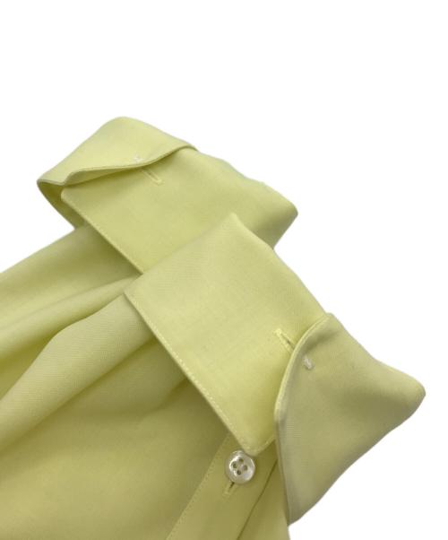 OVERCOAT（オーバーコート）OVERCOAT (オーバーコート) Dropped Shoulder Top with Shirt イエロー サイズ:2の古着・服飾アイテム