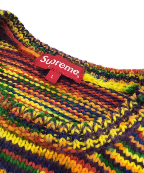 SUPREME（シュプリーム）Supreme (シュプリーム) STATIC SWEATER マルチカラー サイズ:Lの古着・服飾アイテム