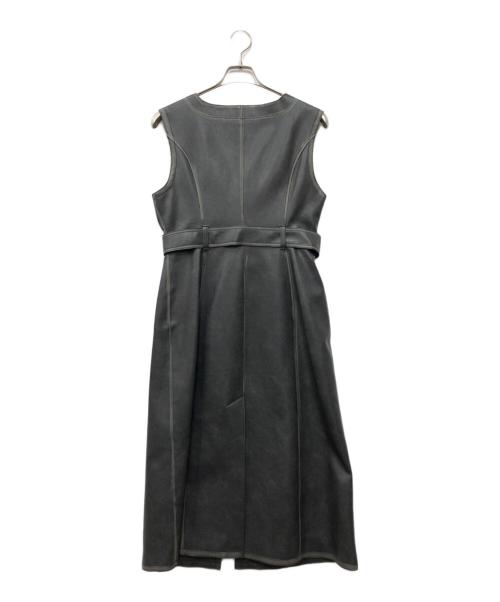 PRANK PROJECT（プランクプロジェクト）PRANK PROJECT (プランクプロジェクト) Cut-out Synthetic Leather Dress ブラック サイズ:FREEの古着・服飾アイテム