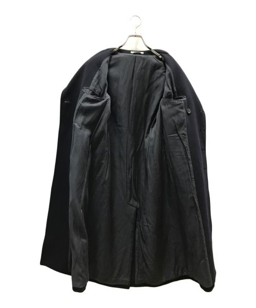 AURALEE（オーラリー）AURALEE (オーラリー) BEAVER MELTON LONG P-COAT ネイビーの古着・服飾アイテム