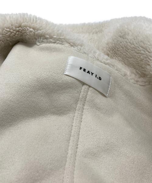 FRAY ID（フレイ アイディー）FRAY ID (フレイ アイディー) ショートボンバージャケット ホワイト サイズ:FREEの古着・服飾アイテム