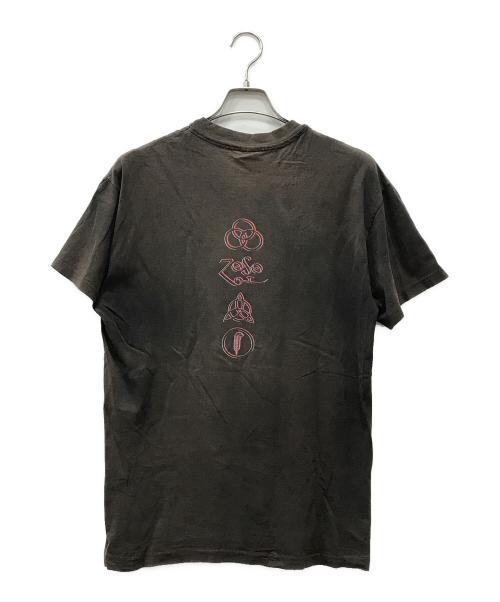 Hanes（ヘインズ）Hanes (ヘインズ) プリントTシャツ ブラウン サイズ:Lの古着・服飾アイテム