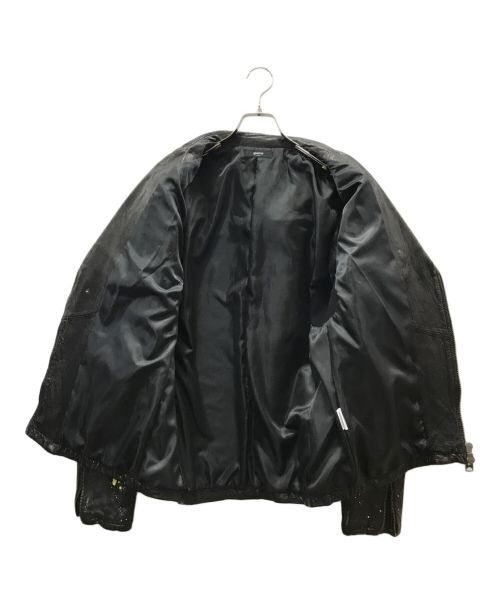 glamb（グラム）glamb (グラム) ANARCHY PAINT RIDERS JKT ブラック サイズ:Lの古着・服飾アイテム