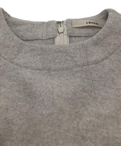 LOHEN（ローヘン）LOHEN (ローヘン) ウールリングジャージコクーンプルオーバー グレー サイズ:FREEの古着・服飾アイテム