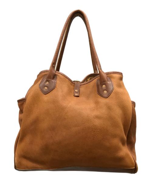 YUKETEN（ユケテン）YUKETEN (ユケテン) Leather Tote With Strap ブラウン サイズ:下記参照の古着・服飾アイテム