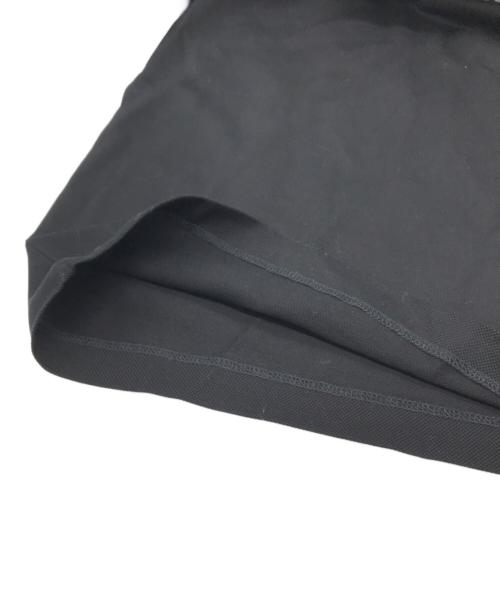 VERSACE（ヴェルサーチェ）VERSACE (ヴェルサーチェ) ロゴ刺繍ポロシャツ ブラック サイズ:2XL 未使用品の古着・服飾アイテム