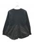ENFOLD (エンフォルド) SQUARE PEPLUM LONG-SLEEVES T-SHIRT ブラック サイズ:38：16000円
