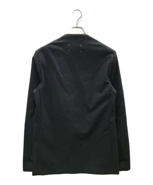 Maison Margiela 10（メゾンマルジェラ 10）Maison Margiela 10 (メゾンマルジェラ 10) ノーカラージャケット ブラック サイズ:46の古着・服飾アイテム