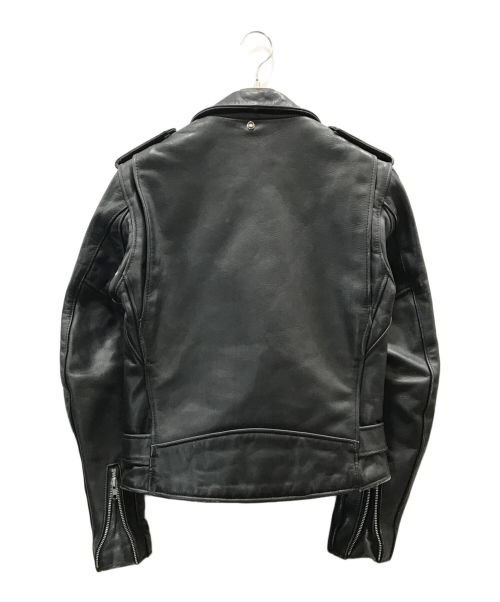 PERFECTO by Schott（パーフェクト バイ ショット）PERFECTO by Schott (パーフェクト バイ ショット) ダブルライダースジャケット ブラック サイズ:36の古着・服飾アイテム