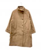 GALLARDA GALANTEガリャルダガランテ）の古着「ウールビーバースタンドカラーコート」｜ベージュ