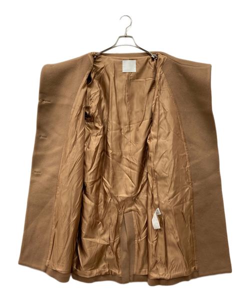 GALLARDA GALANTE（ガリャルダガランテ）GALLARDA GALANTE (ガリャルダガランテ) ウールビーバースタンドカラーコート ベージュ サイズ:Fの古着・服飾アイテム