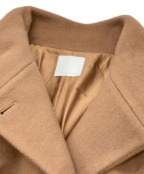 GALLARDA GALANTE（ガリャルダガランテ）GALLARDA GALANTE (ガリャルダガランテ) ウールビーバースタンドカラーコート ベージュ サイズ:Fの古着・服飾アイテム