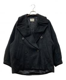 IENA（イエナ）の古着「モヘヤミックスシャギーショートコート」｜ブラック