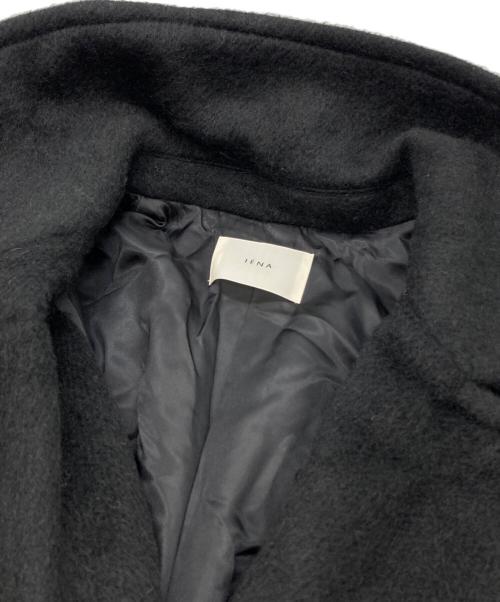IENA（イエナ）IENA (イエナ) モヘヤミックスシャギーショートコート ブラック サイズ:36の古着・服飾アイテム