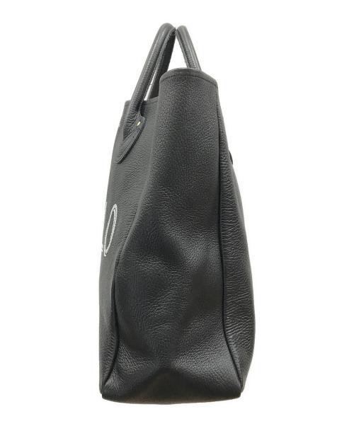 YOUNG & OLSEN The DRYGOODS STORE（ヤングアンドオルセン ザ ドライグッズストア）YOUNG & OLSEN The DRYGOODS STORE (ヤングアンドオルセン ザ ドライグッズストア) FRAMeWORK (フレームワーク) 2WAYストラップ HELLOバッグ ブラック サイズ:下記参照の古着・服飾アイテム