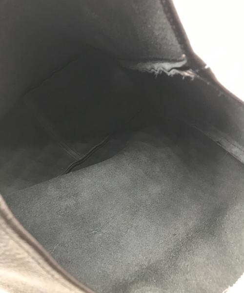 YOUNG & OLSEN The DRYGOODS STORE（ヤングアンドオルセン ザ ドライグッズストア）YOUNG & OLSEN The DRYGOODS STORE (ヤングアンドオルセン ザ ドライグッズストア) FRAMeWORK (フレームワーク) 2WAYストラップ HELLOバッグ ブラック サイズ:下記参照の古着・服飾アイテム