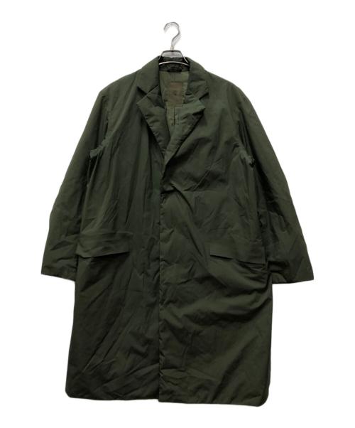 DESCENTE PAUSE（デサントポーズ）DESCENTE PAUSE (デサントポーズ) OVER CHESTER DOWN COAT カーキ サイズ:Lの古着・服飾アイテム
