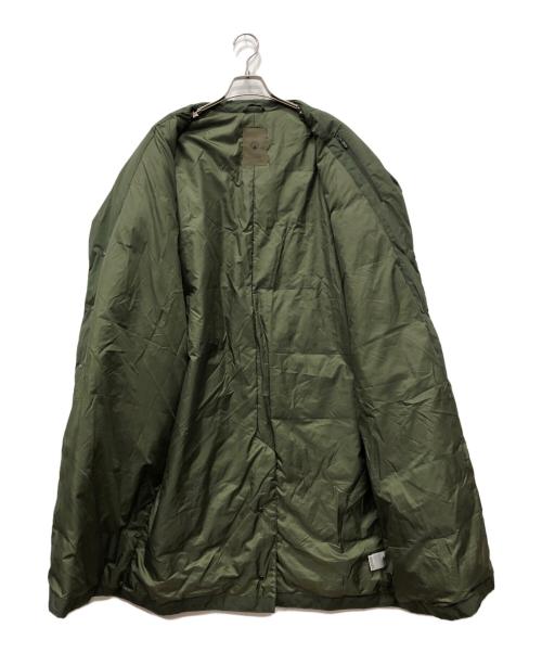 DESCENTE PAUSE（デサントポーズ）DESCENTE PAUSE (デサントポーズ) OVER CHESTER DOWN COAT カーキ サイズ:Lの古着・服飾アイテム