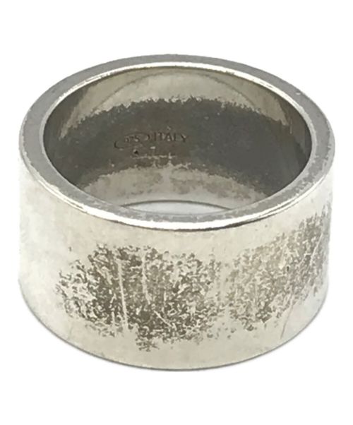 Maison Margiela（メゾンマルジェラ）Maison Margiela (メゾンマルジェラ) リバースロゴリング シルバー サイズ:下記参照の古着・服飾アイテム