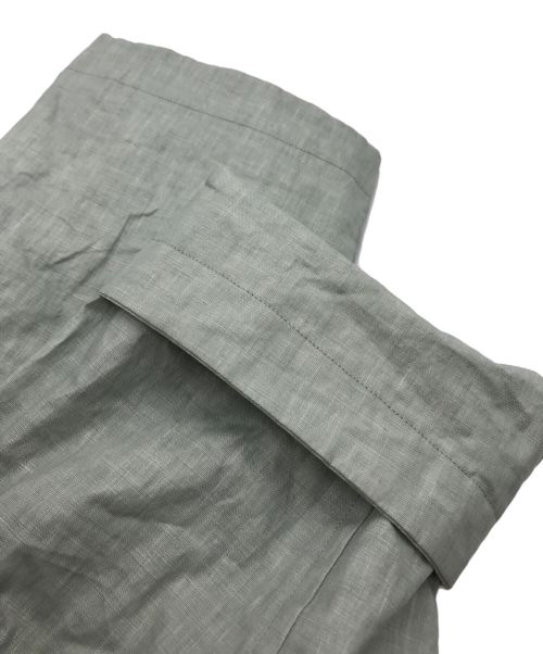 GALERIE VIE（ギャルリーヴィー）GALERIE VIE (ギャルリーヴィー) チンツリネン トレンチコート グリーン サイズ:FREEの古着・服飾アイテム