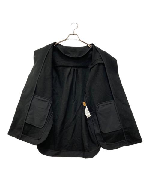 Ameri（アメリ）AMERI (アメリ) ウールロングスリーブシャツジャケット ブラック サイズ:Fの古着・服飾アイテム