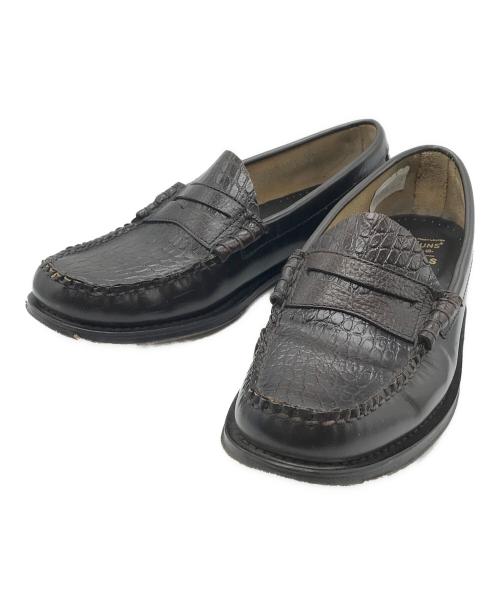 G.H.BASS（ジーエイチバス）G.H.BASS (ジーエイチバス) BEAMS (ビームス) 別注 LARSONローファー ブラウン サイズ:7 1/2の古着・服飾アイテム