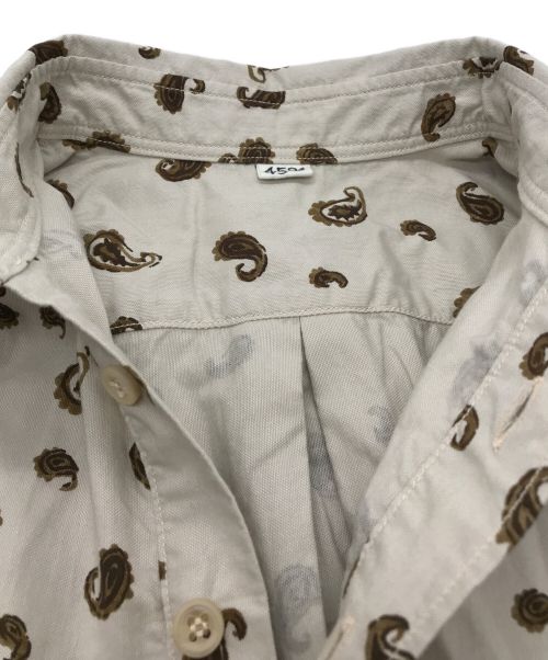 45R（フォーティファイブ・アール）45R (フォーティーファイブアール) 504オックスペイズリープリントのMシャツ ベージュ サイズ:FREE 未使用品の古着・服飾アイテム