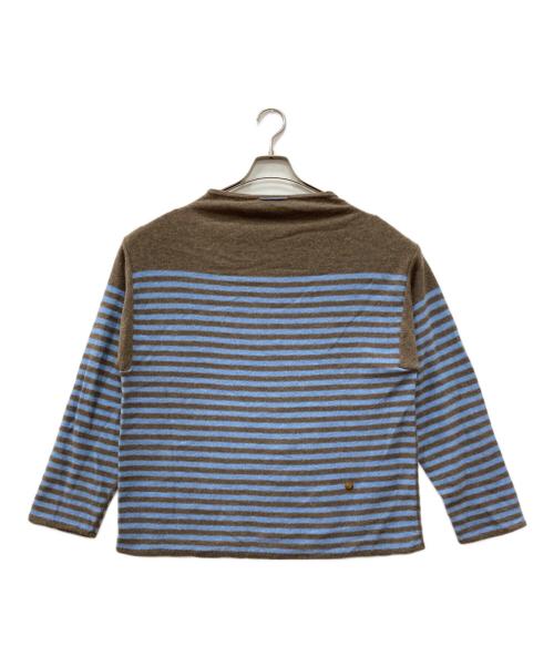 45R（フォーティファイブ・アール）45R (フォーティファイブ・アール) 45星カシミヤの908バスク馬Tシャツ ブラウン サイズ:02の古着・服飾アイテム