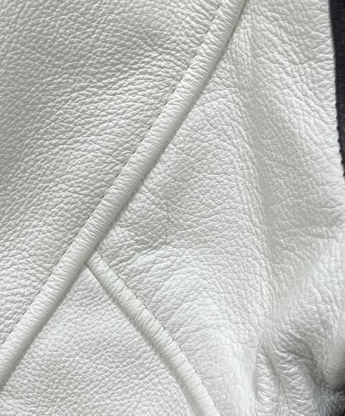 nano・universe（ナノ・ユニバース）nano・universe (ナノ・ユニバース) VANSON (バンソン) 別注 レザー アワード スタジャン ブラック サイズ:Sの古着・服飾アイテム