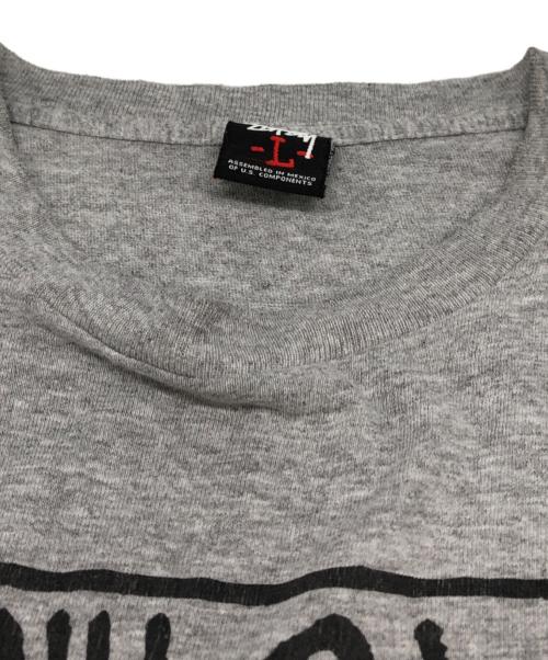 stussy（ステューシー）stussy (ステューシー) プリントTシャツ グレー サイズ:Lの古着・服飾アイテム