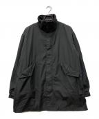 ATONエイトン）の古着「DOPE DYE NYLON | SHORT MODS COAT」｜ブラック