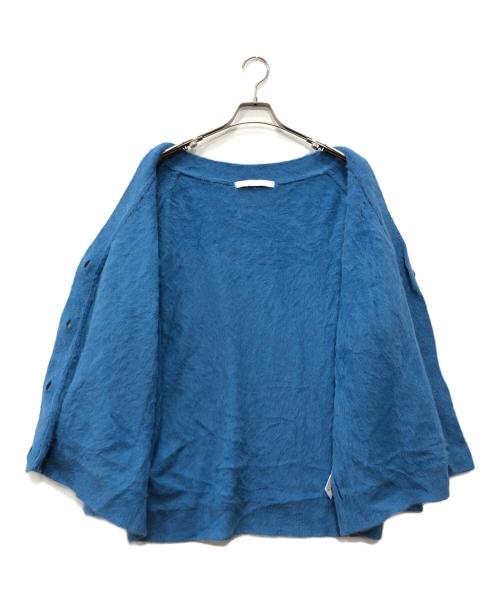 FRAMeWORK（フレームワーク）FRAMeWORK (フレームワーク) FOX MIX長袖カーディガン ブルー サイズ:下記参照の古着・服飾アイテム