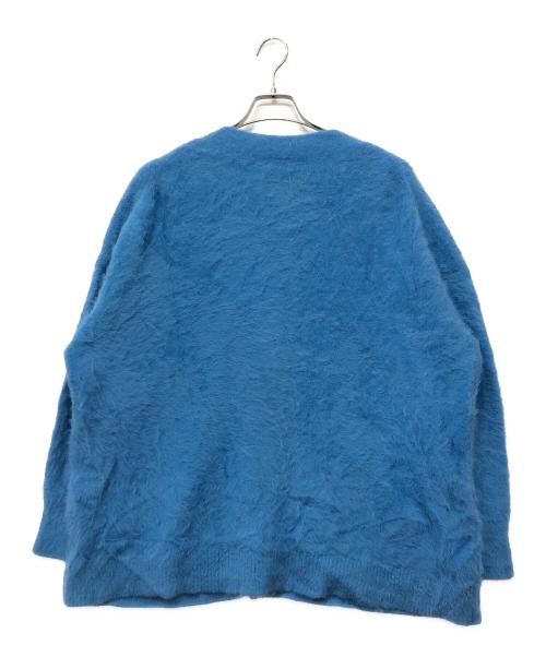 FRAMeWORK（フレームワーク）FRAMeWORK (フレームワーク) FOX MIX長袖カーディガン ブルー サイズ:下記参照の古着・服飾アイテム