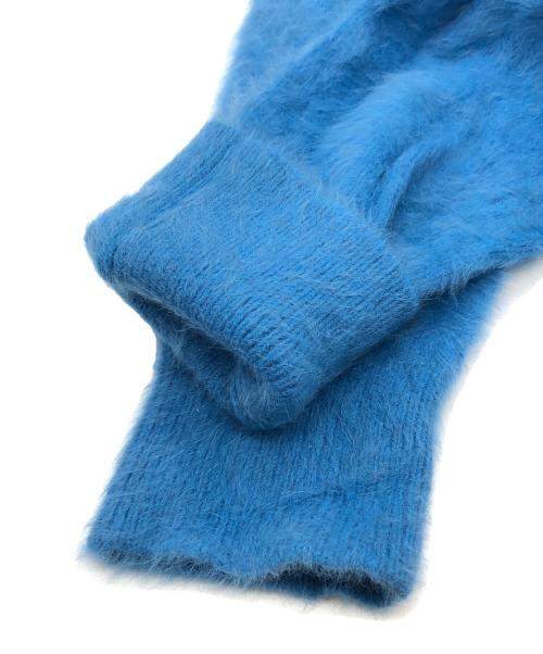 FRAMeWORK（フレームワーク）FRAMeWORK (フレームワーク) FOX MIX長袖カーディガン ブルー サイズ:下記参照の古着・服飾アイテム