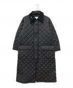 Barbourバブアー）の古着「NEW BURGHLEY QUILTキルティングコート」｜ブラック