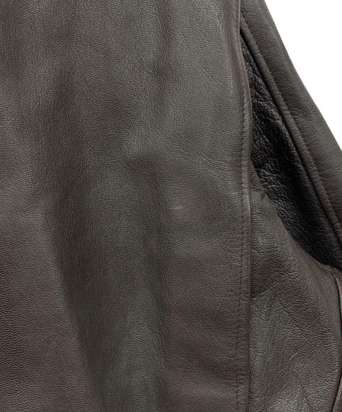 cooper（クーパー）cooper (クーパー) G-1フライトレザージャケット ブラウン サイズ:46Rの古着・服飾アイテム