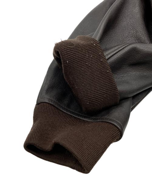 cooper（クーパー）cooper (クーパー) G-1フライトレザージャケット ブラウン サイズ:46Rの古着・服飾アイテム