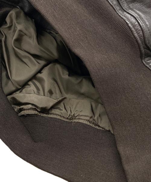 cooper（クーパー）cooper (クーパー) G-1フライトレザージャケット ブラウン サイズ:46Rの古着・服飾アイテム