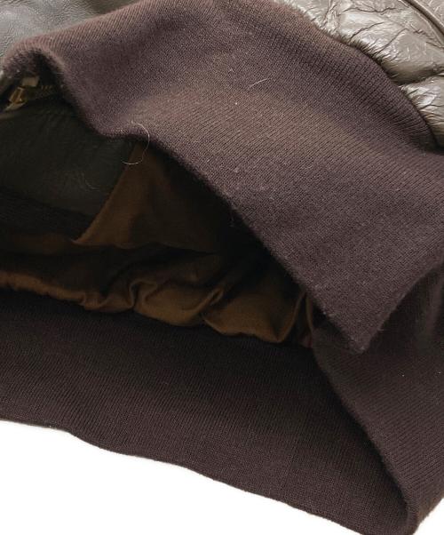 DSCP（ディーエスシーピー）DSCP (ディーエスユーピー) A-2フライトレザージャケット ブラウン サイズ:44Rの古着・服飾アイテム