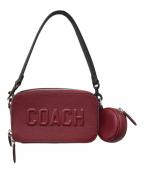 COACHコーチ）の古着「チャーター スリム クロスボディ・コーチ グラフィック」｜レッド