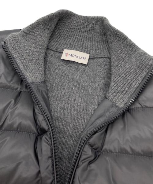 MONCLER（モンクレール）MONCLER (モンクレール) CARDIGAN TRICOT グレー サイズ:XLの古着・服飾アイテム
