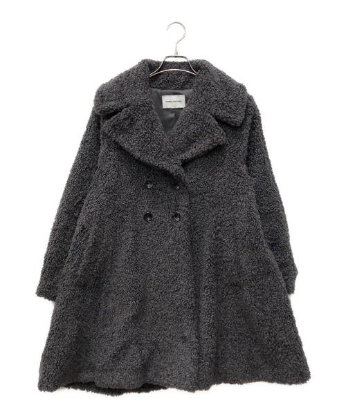 EMMEL REFINES（エメル リファインズ）EMMEL REFINES (エメル リファインズ) EM ダブルボタン ボアコート グレー サイズ:Sの古着・服飾アイテム