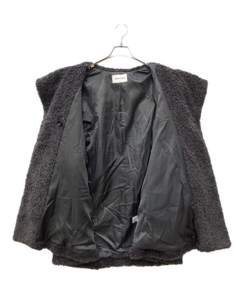 EMMEL REFINES（エメル リファインズ）EMMEL REFINES (エメル リファインズ) EM ダブルボタン ボアコート グレー サイズ:Sの古着・服飾アイテム